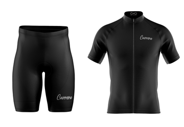 Uniforme Ciclismo Fit Corto - Black Pro Manga Corta